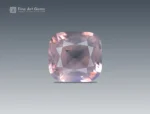 Natural 9.15 carat rose quartz cushion cut gemstone from Afghanistan for ring, pendant, earrings, and fine jewelry collection