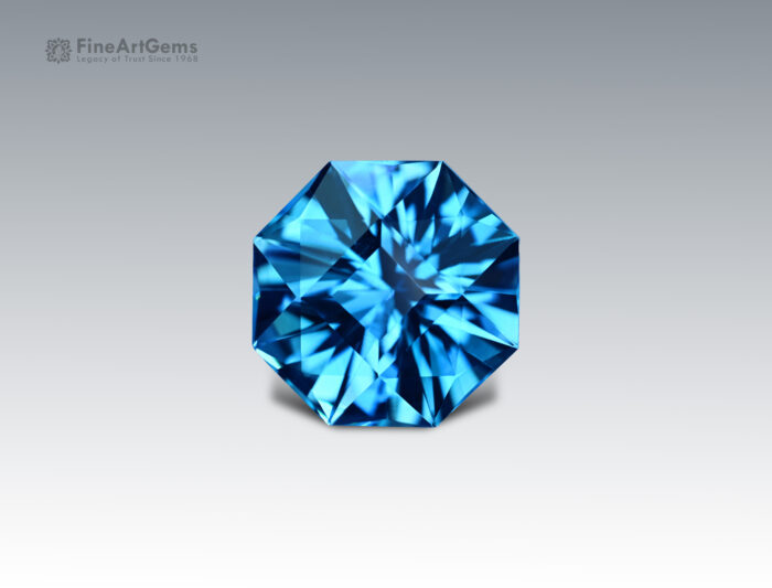 18.65 Carats Swiss Blue Fancy Topaz Gemstone