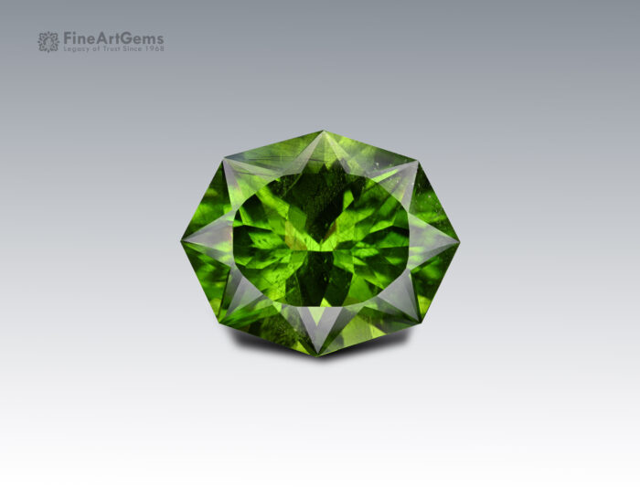 50 Carats Ludwigite Included Peridot Gemstone from Supat Pakistan