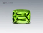 Natural 8.2 carat peridot cushion cut gemstone from Pakistan, ideal for rings, pendants, or fine jewelry