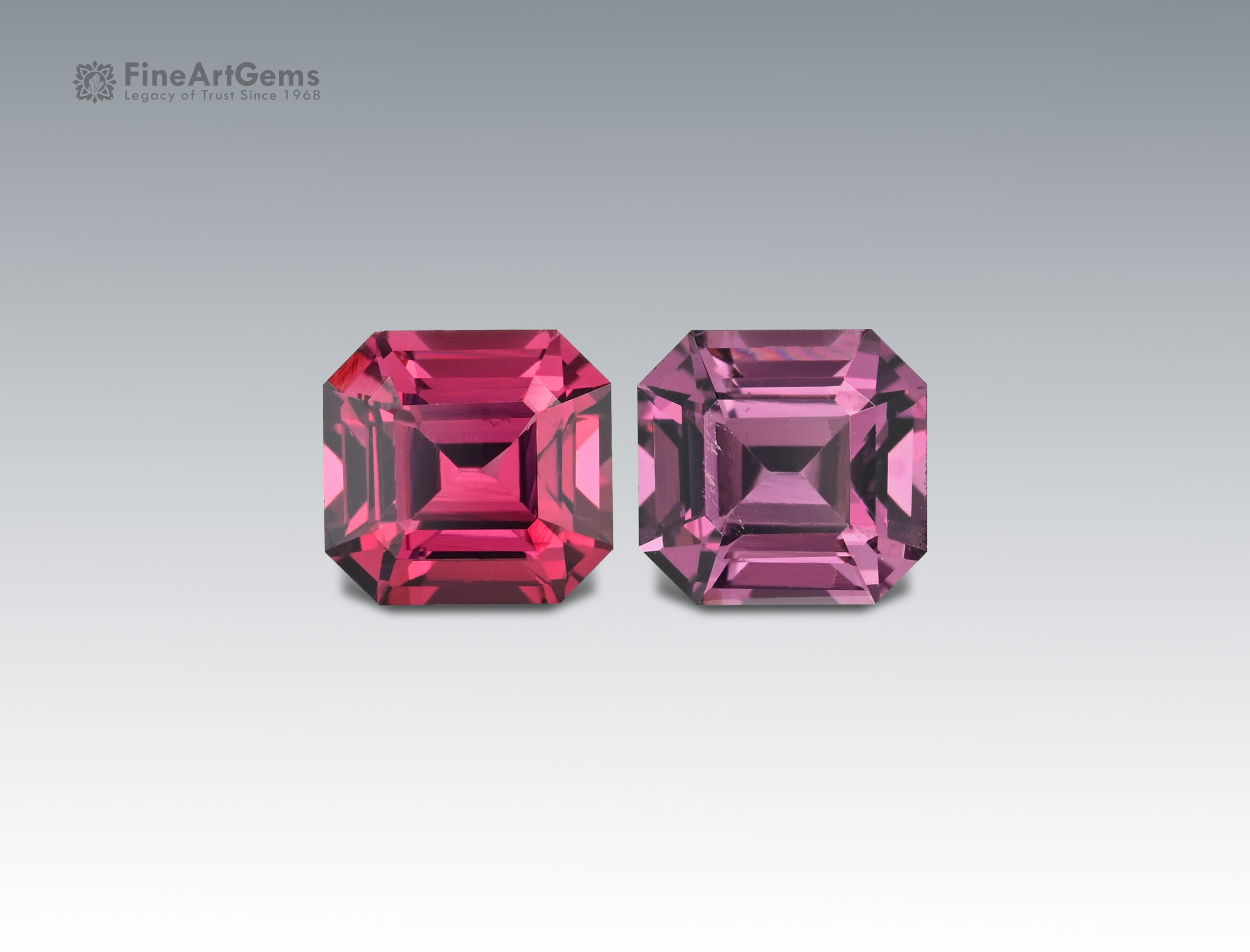 3.5 Carats Spinel Gemstone Lovely Reverse Pair from Tajikistan