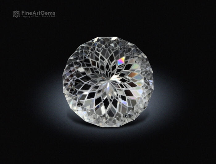 165 Carats High Precision Cut Quartz Gemstone