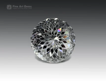 Natural 165 carat quartz round cut gemstone from Pakistan for pendant, jewelry design, and gemstone collection