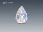 Natural 17.35 carat moonstone pear cut gemstone from Madagascar, ideal for rings, pendants, or fine jewelry