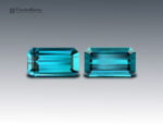 6.95 Carats Magnificent Indicolite Tourmaline Pair Gemstone from Afghanistan