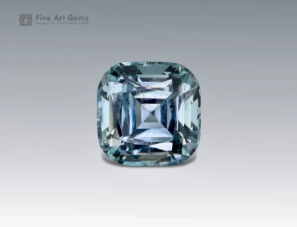 12.65 carat aquamarine cushion cut Pakistan