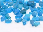 28 gram rough blue apatite - mozambique. perfect for cutting, making gemstones. for sale.
