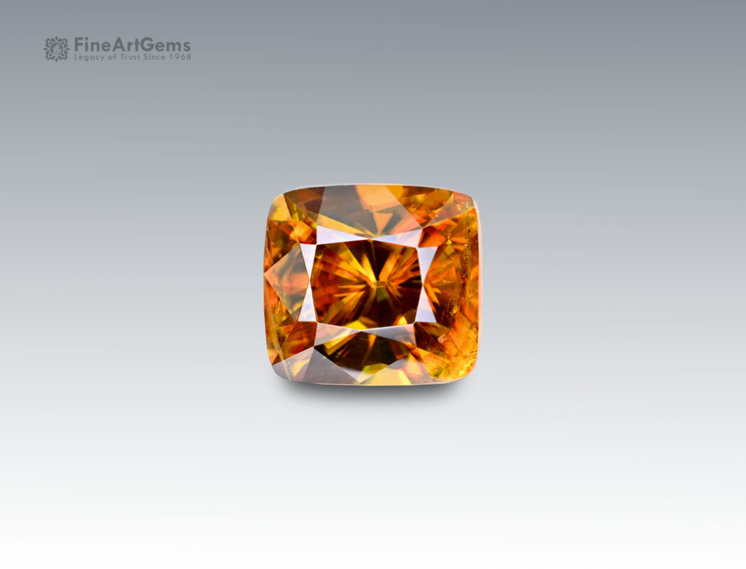 4.1 Carats Beautiful Yellow Sphene Gemstone from Pakistan