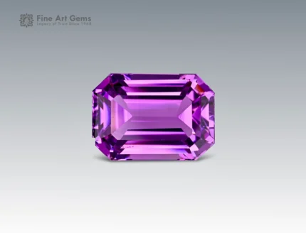 23.55 carat kunzite emerald cut Afghanistan