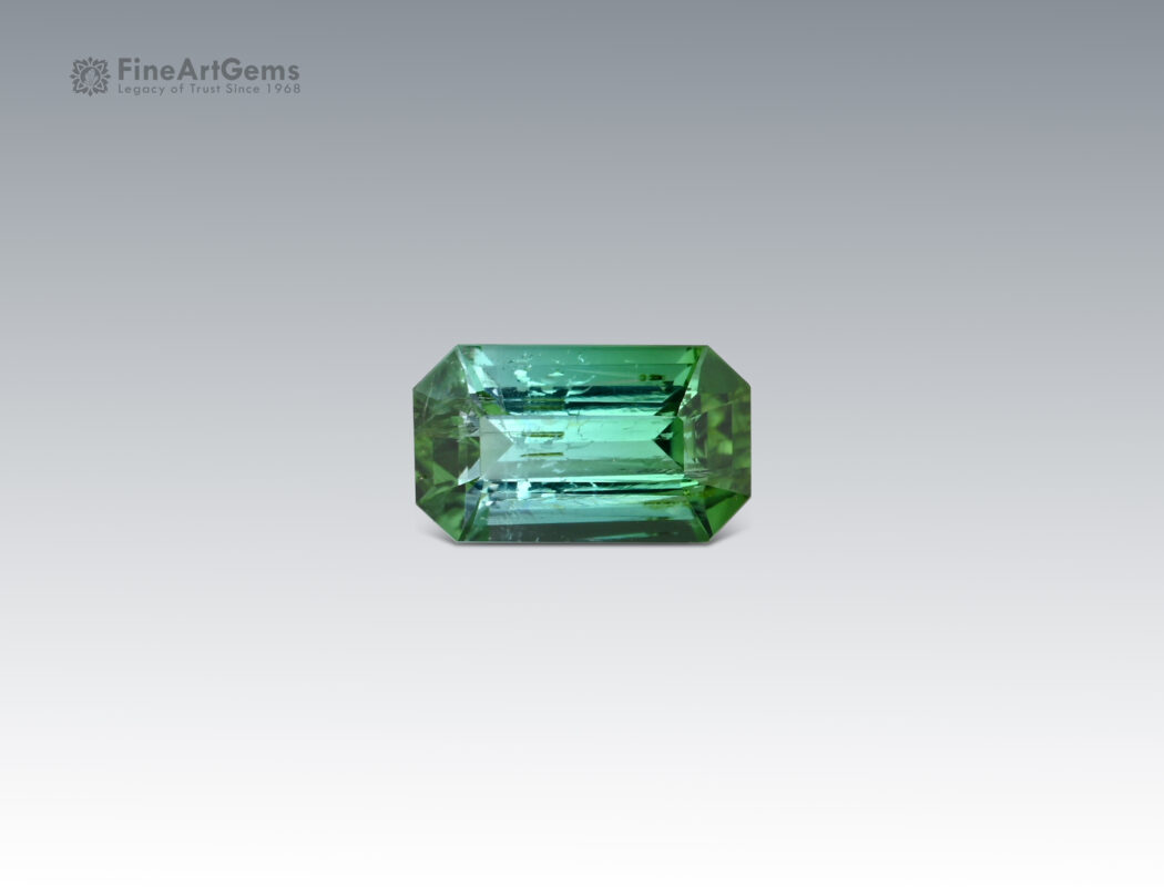 1.2 Carats Beautiful Green Tourmaline from Afghanistan