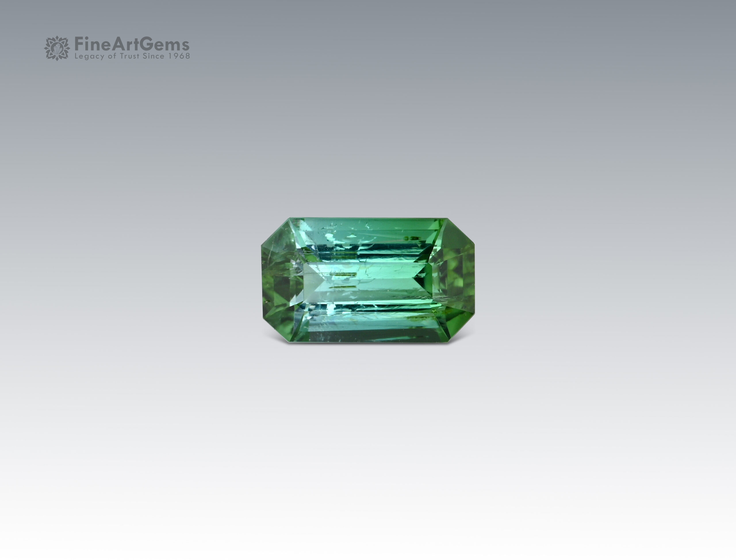 1.2 Carats Beautiful Green Tourmaline Natural Gemstone from Afghanistan