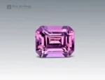 0.95 carat pink spinel emerald cut gemstone from Tajikistan for ring, pendant, or jewelry