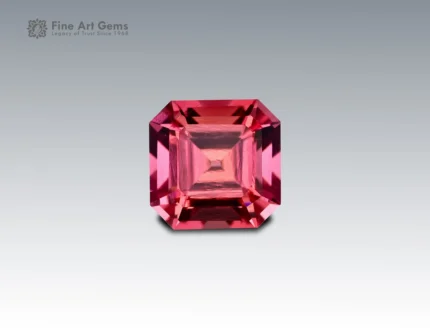 1.25 carat tourmaline emerald cut Afghanistan