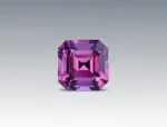 1.45 carat lavender spinel emerald cut gemstone from Tajikistan for ring pendant or jewelry