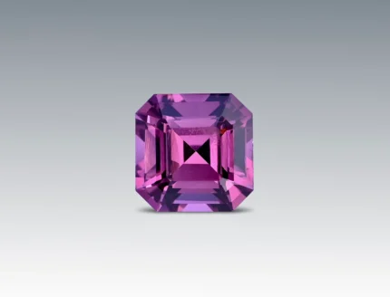 1.45 carat lavender spinel emerald cut gemstone from Tajikistan for ring pendant or jewelry