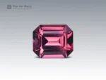 2.35 carat natural spinel emerald cut pink gemstone from Tajikistan for ring, pendant, or jewelry