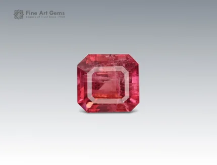 3.15 carat tourmaline emerald cut Afghanistan