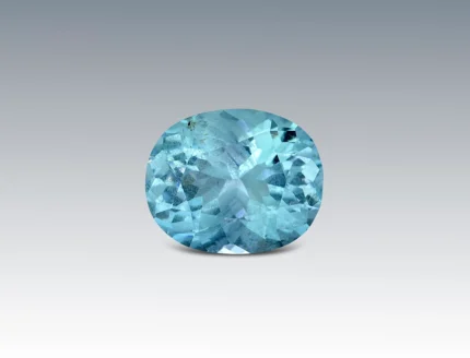 5 carat aquamarine oval cut vivid blue gemstone from Madagascar for ring, pendant, or jewelry