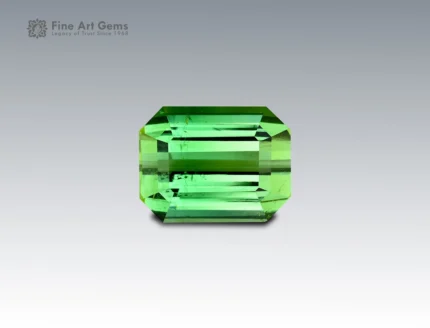 5.35 carat tourmaline emerald cut Afghanistan