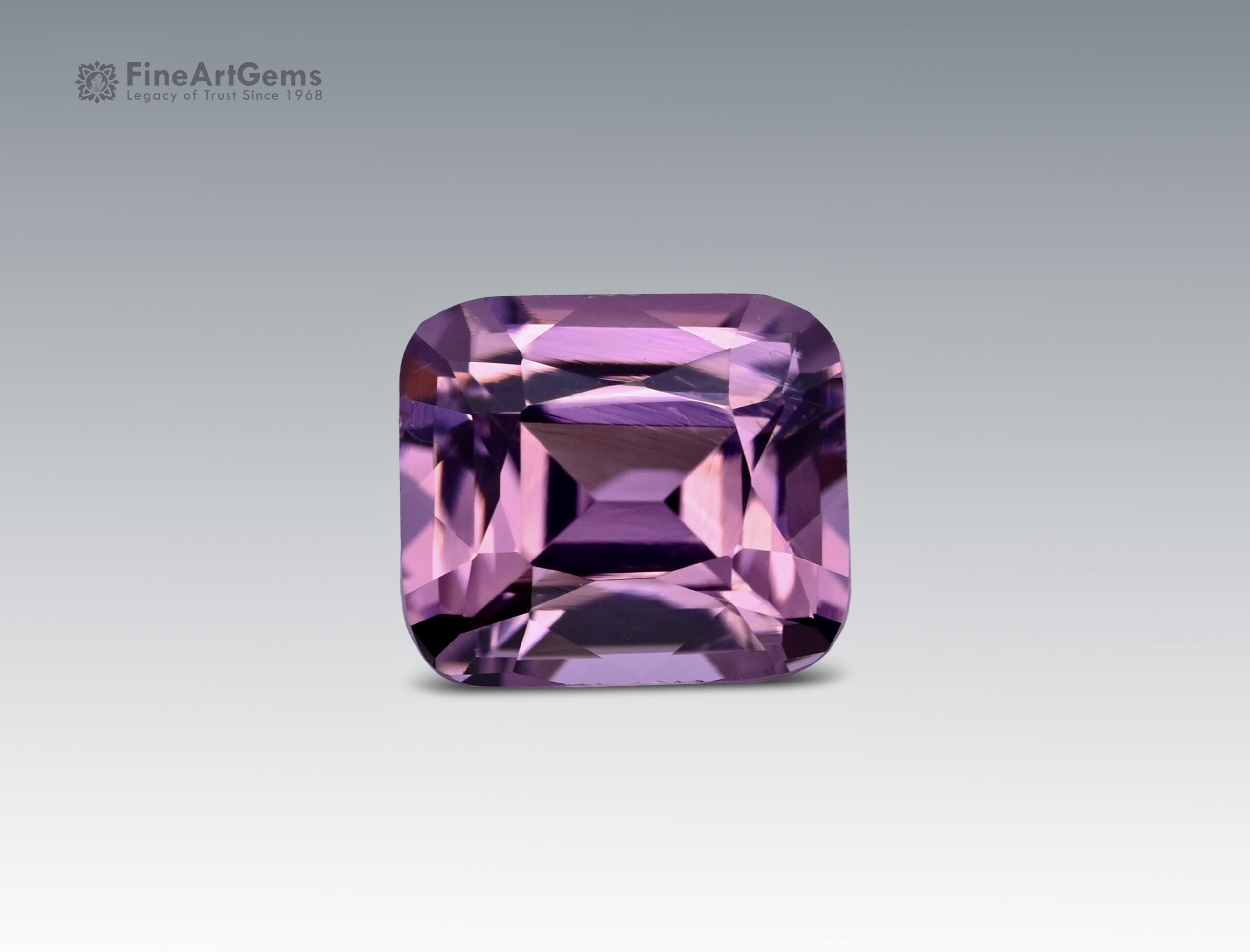 1.65 Carats Stunning Lavender Spinel Gemstone from Tajikistan