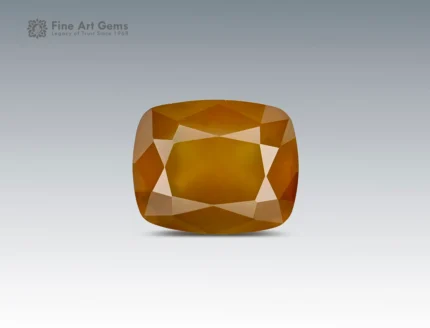 7.5 carat vesuvianite cushion cut golden brown gemstone from afghanistan for ring pendant, or jewelry