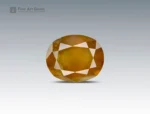 8.2 carat vesuvianite oval cut golden brown gemstone from afghanistan for ring pendant, or jewelry