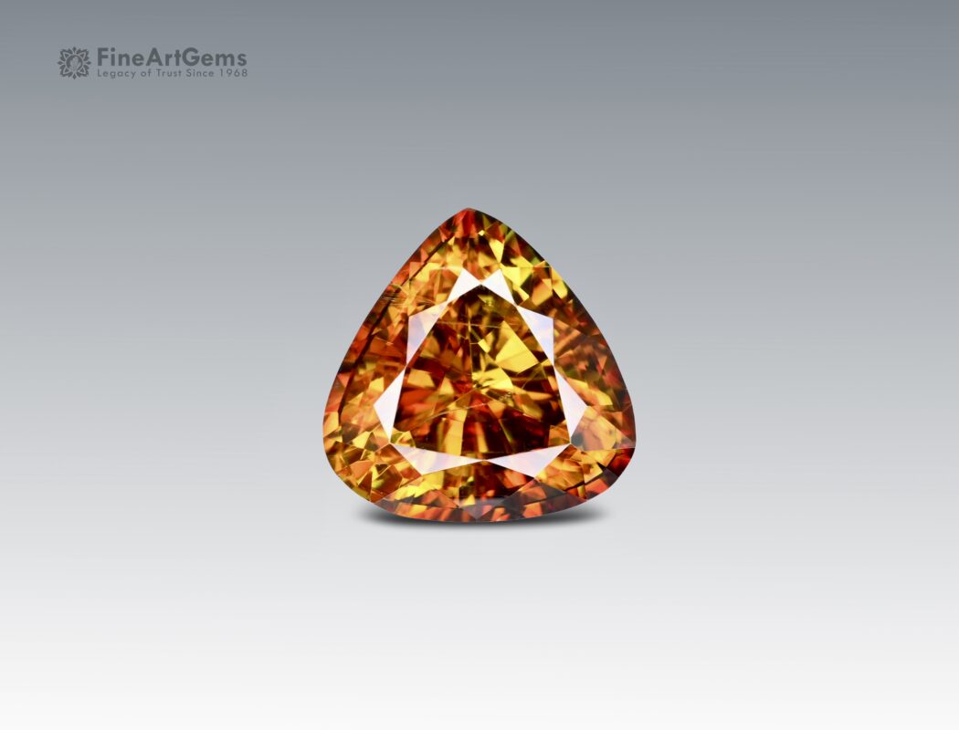 6.3 Carats Stunning Yellow Sphene Gemstone from Pakistan