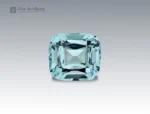 0.5 carat cushion cut aquamarine gemstone from Madagascar, ideal for fine jewelry such as rings, pendants, and luxury collections