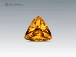 Natural 1.65 carat sphene titanite gemstone with trilliant cut from Pakistan, ideal for gemstone pendants, jewelry rings, and fine collections