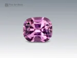 1.95 carat cushion-cut natural pink topaz gemstone from Pakistan with vibrant luster