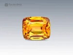 Natural 2.3 carat sphene titanite gemstone with cushion cut from Pakistan, perfect for gemstone pendants, jewelry rings, and gemstone collections
