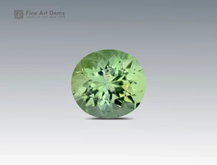 2.75 carat tourmaline oval brilliant cut green gemstone from Afghanistan for ring pendant, or jewelry