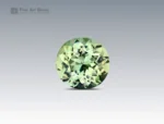 2.85 carat tourmaline round cut green gemstone from Afghanistan for ring pendant, or jewelry