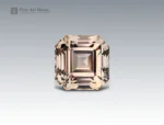 29.6 carat Asscher-cut champagne topaz gemstone from Pakistan
