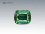 3.3 carat emerald-cut green tourmaline gemstone from Afghanistan, perfect for fine jewelry such as a ring, pendant, or luxury collection.