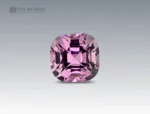 3.4 carat natural pink topaz gemstone with cushion cut from Pakistan, showcasing vibrant sparkle