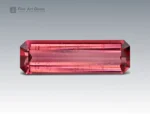 3.5 carat emerald-cut pink tourmaline gemstone from Afghanistan, perfect for a ring, pendant, or fine jewelry collection.