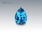 30 carat pear cut blue topaz gemstone from Brazil, brilliant sky-blue gem for pendants, rings, and fine jewelry collections