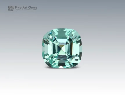 Natural 4.2 carat aquamarine gemstone with cushion cut from Madagascar, perfect for gemstone pendants, jewelry rings, and collections