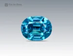 Natural 4.55 carat zircon gemstone with oval cut from Cambodia, perfect for gemstone pendants, jewelry rings, and gemstone collections