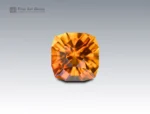 7.9 carat fancy cut orange citrine gemstone from Africa, perfect for jewelry, rings, and pendants