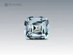 8.3 carat aquamarine step cushion cut gemstone for fine jewelry from Pakistan