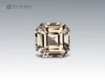 9.70 carat topaz gemstone in asscher cut from Pakistan