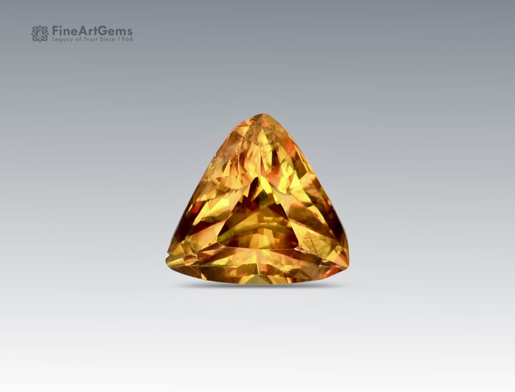 1.65 Carats Beautiful Yellow Sphene Natural Gemstone