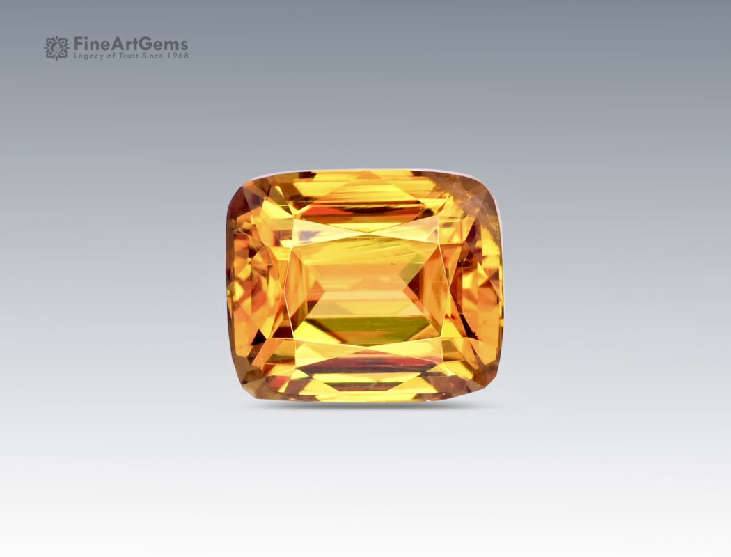 2.3 Carats Beautiful Yellow Sphene Natural Gemstone
