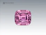 9.65 carat cushion-cut pink tourmaline gemstone from Afghanistan.