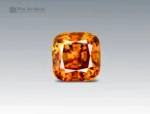 11.35 carat sphene (titanite) with cushion cut - pakistan. perfect for jewelry, necklace, pendant, and ring.