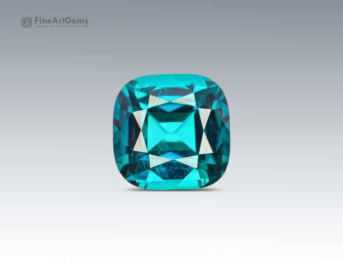 12.50 Carats Indicolite Tourmaline Pair from Afghanistan