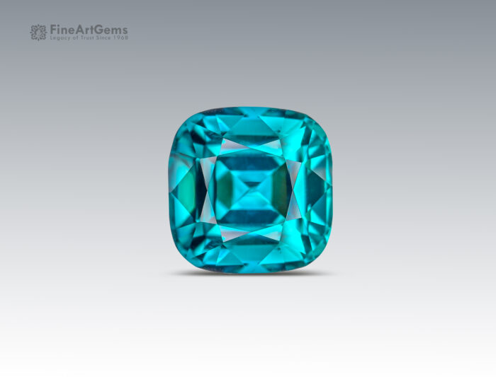 12.50 Carats Indicolite Tourmaline Pair from Afghanistan