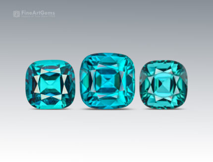 12.50 Carats Indicolite Tourmaline Pair from Afghanistan